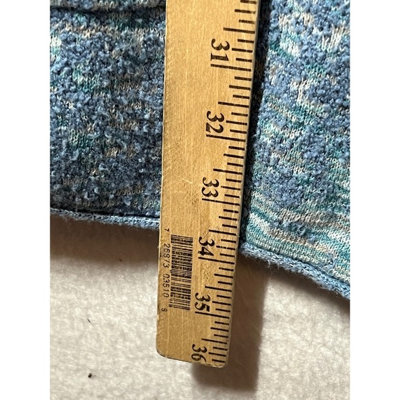 Pure Jill Hooded Open Front Cardigan Pockets‎ Blue Knit Sweater 1X J.JILL - Picture 9 of 12